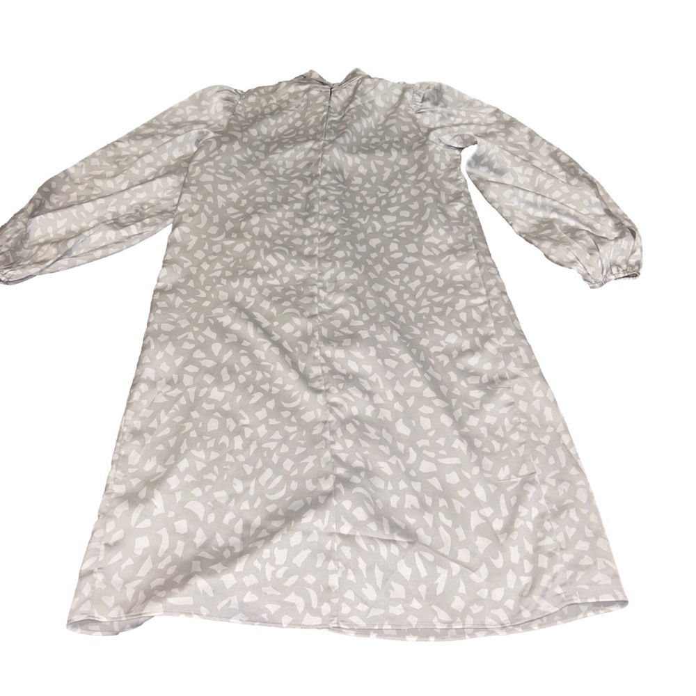 NWT Ann Taylor Animal Print Long Sleeve Twist Neck Shift Dress Size XS - Picture 4 of 8
